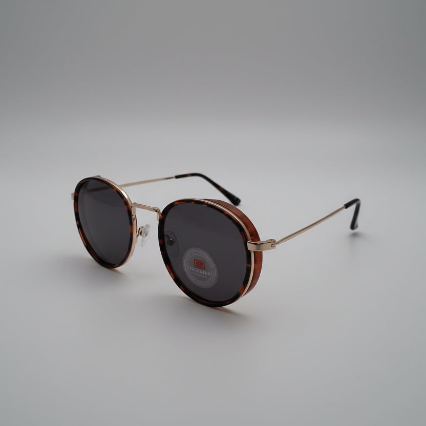 Round-sun partially metal