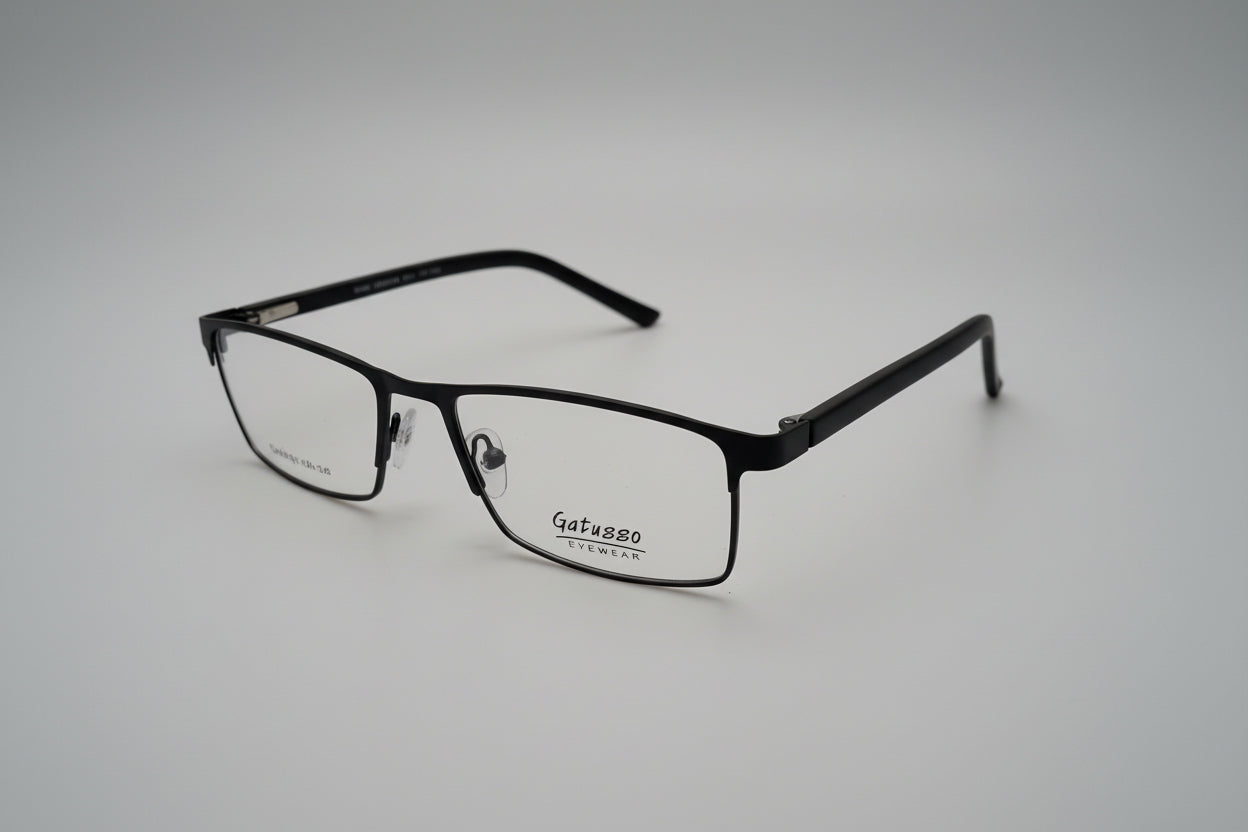 Metallic rectangle negro