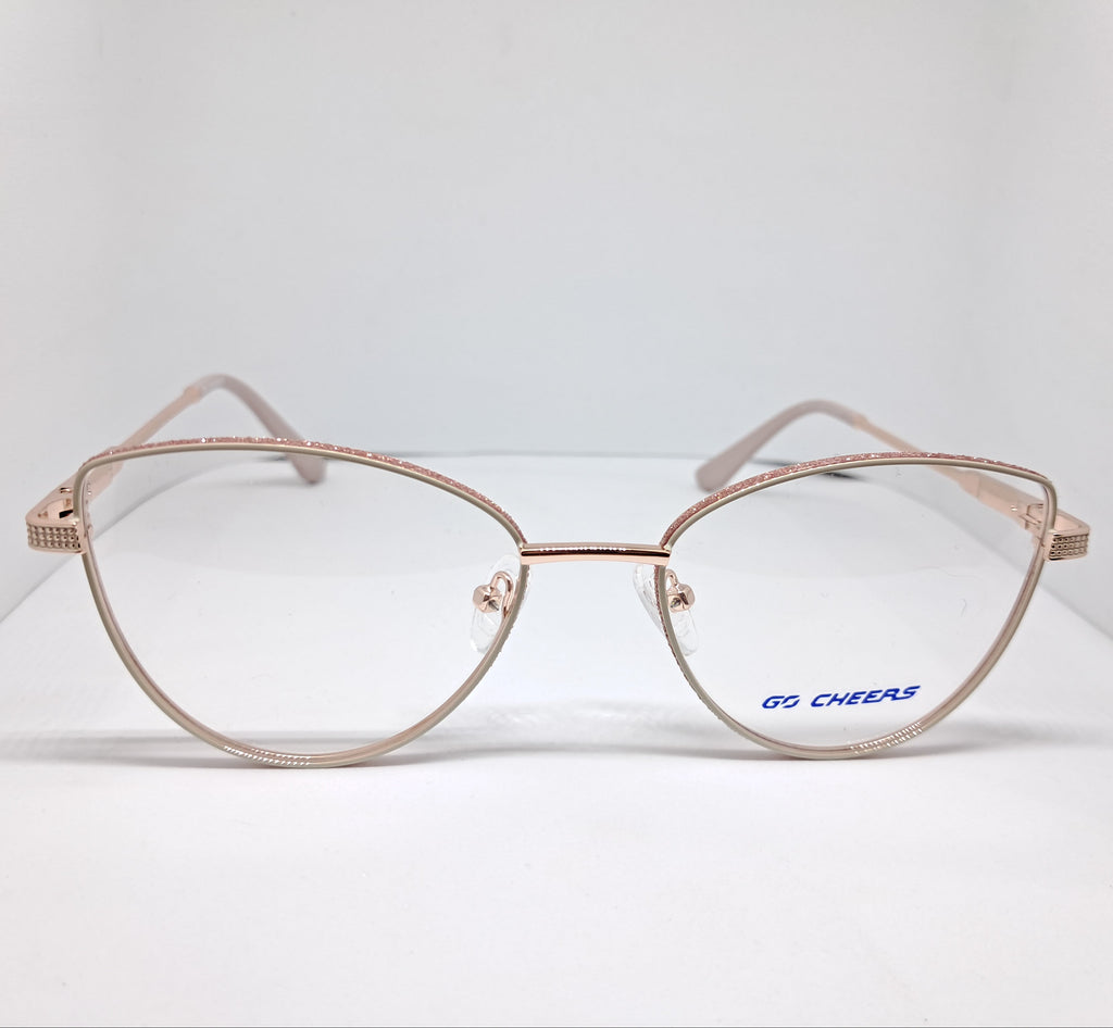 Cat-eye oro rosa brillante