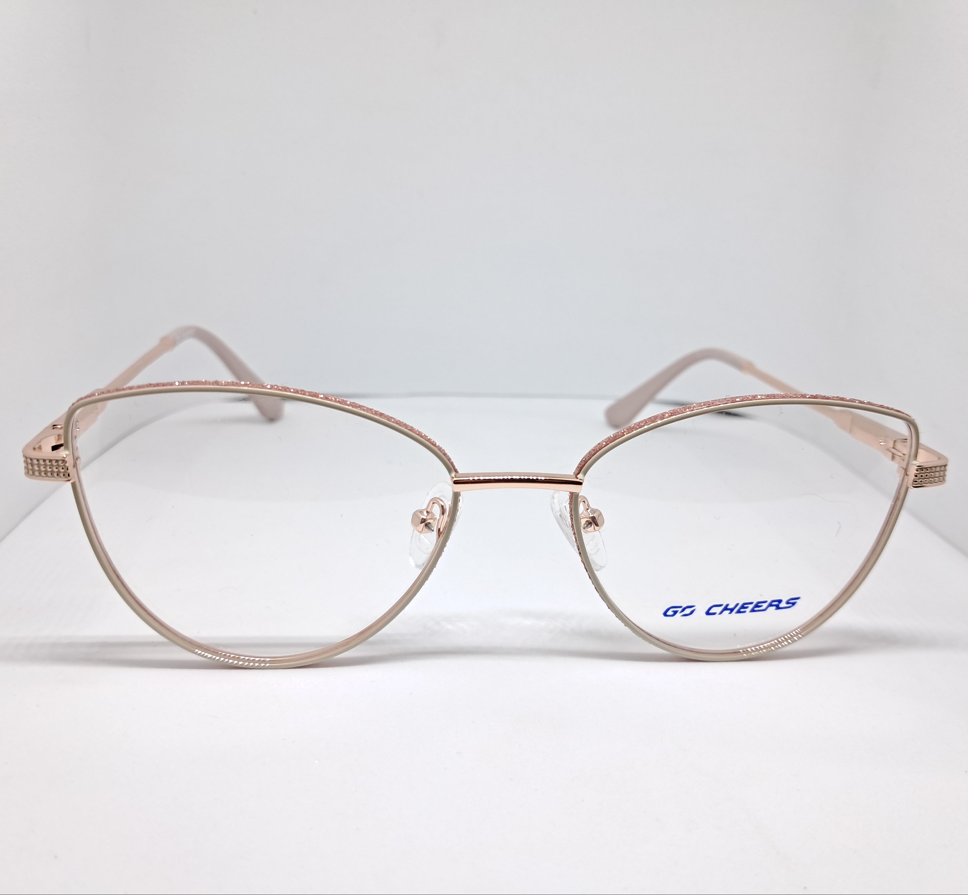 Cat-eye oro rosa brillante