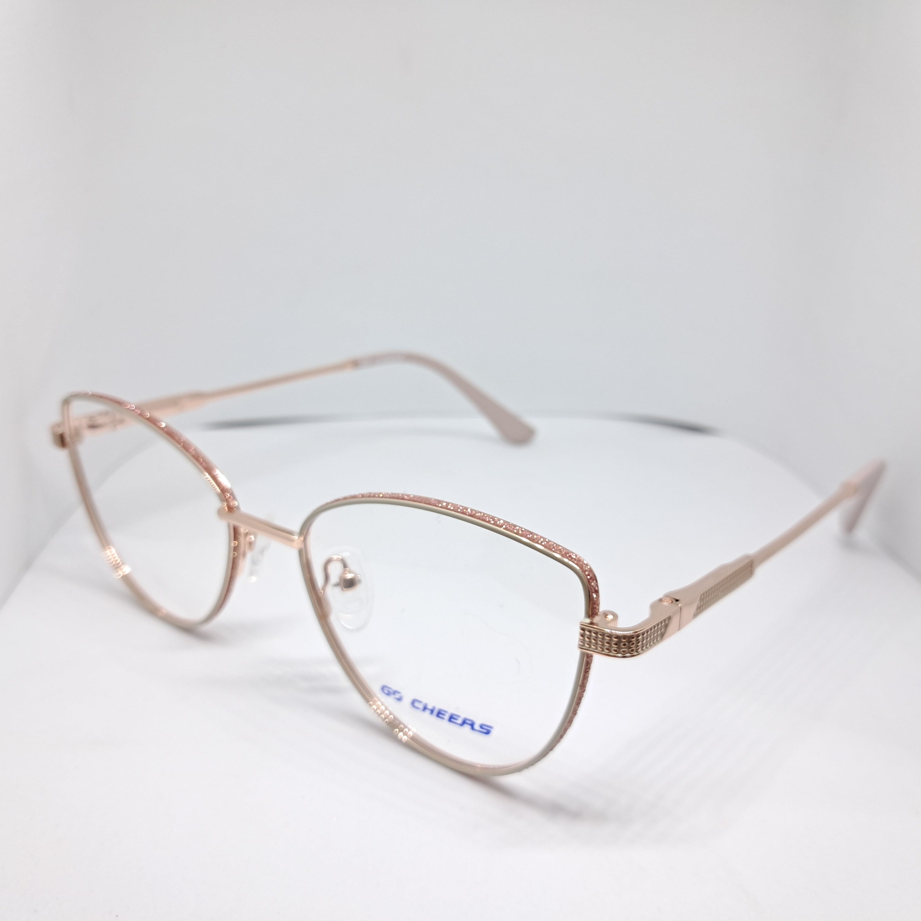 Cat-eye oro rosa brillante