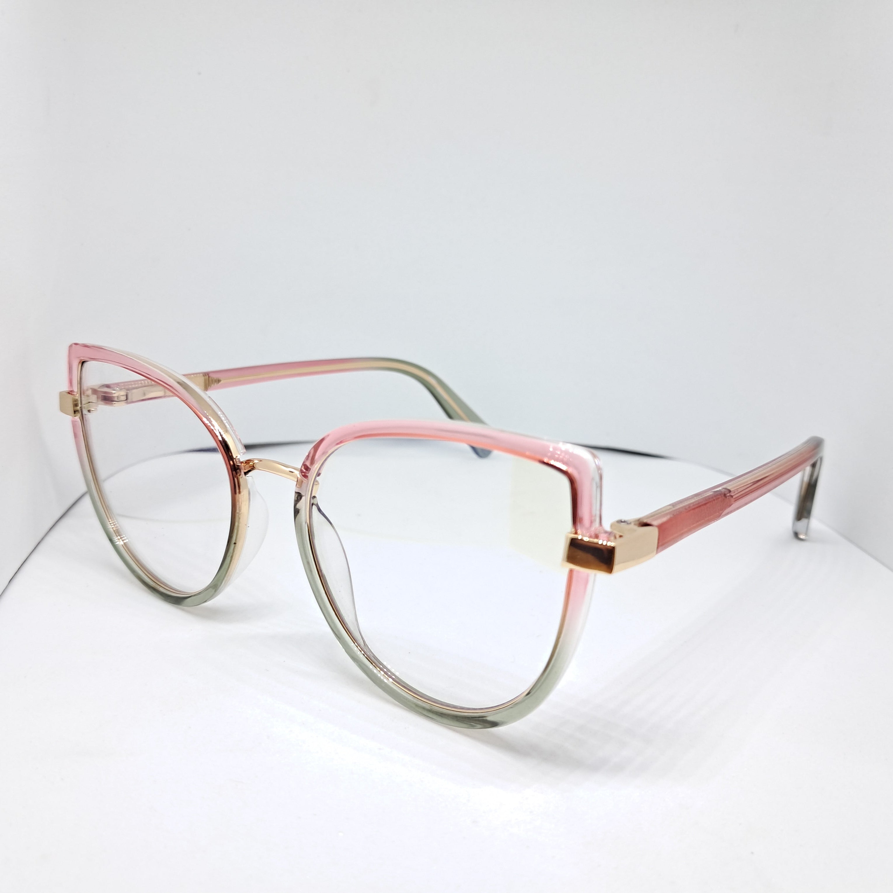 Cat Eye rosado a verde