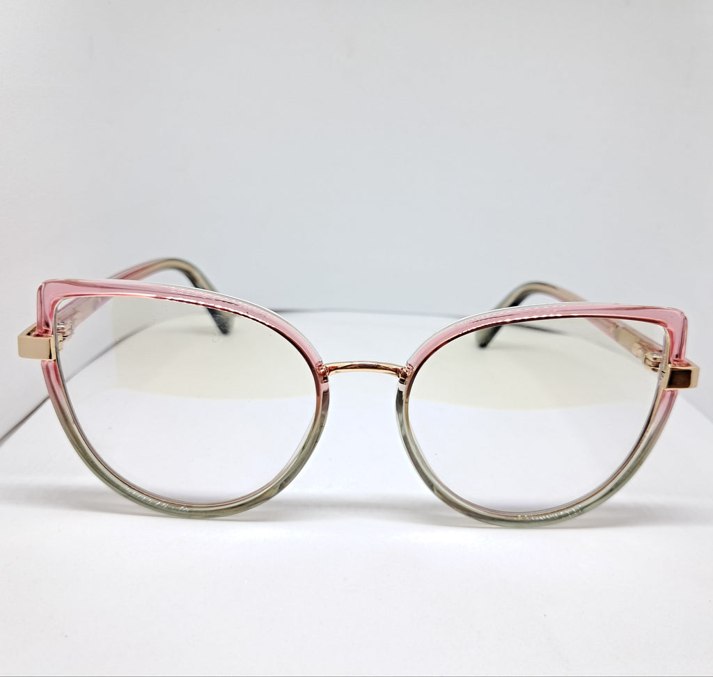 Cat Eye rosado a verde