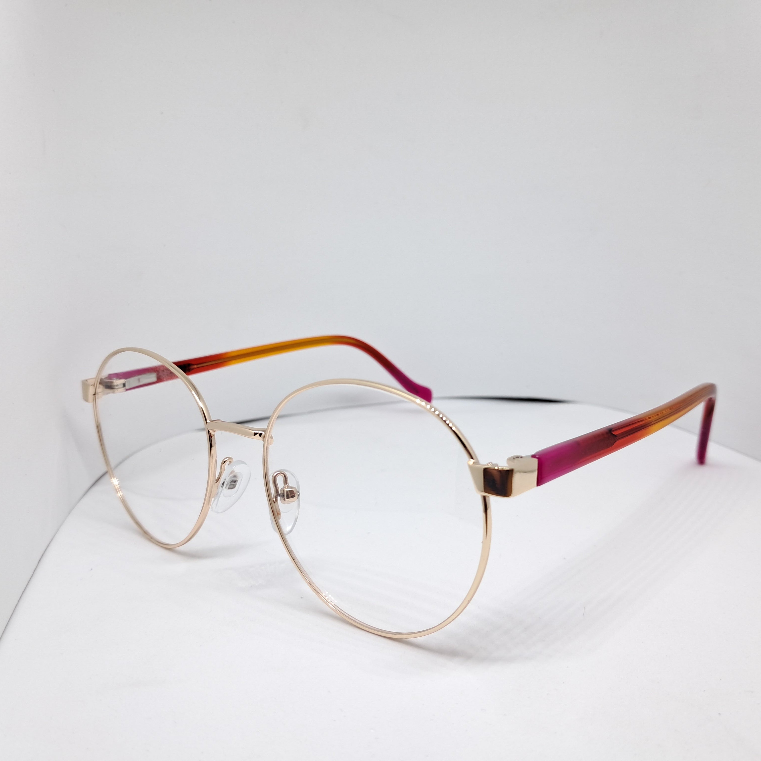 Round gold multicolor