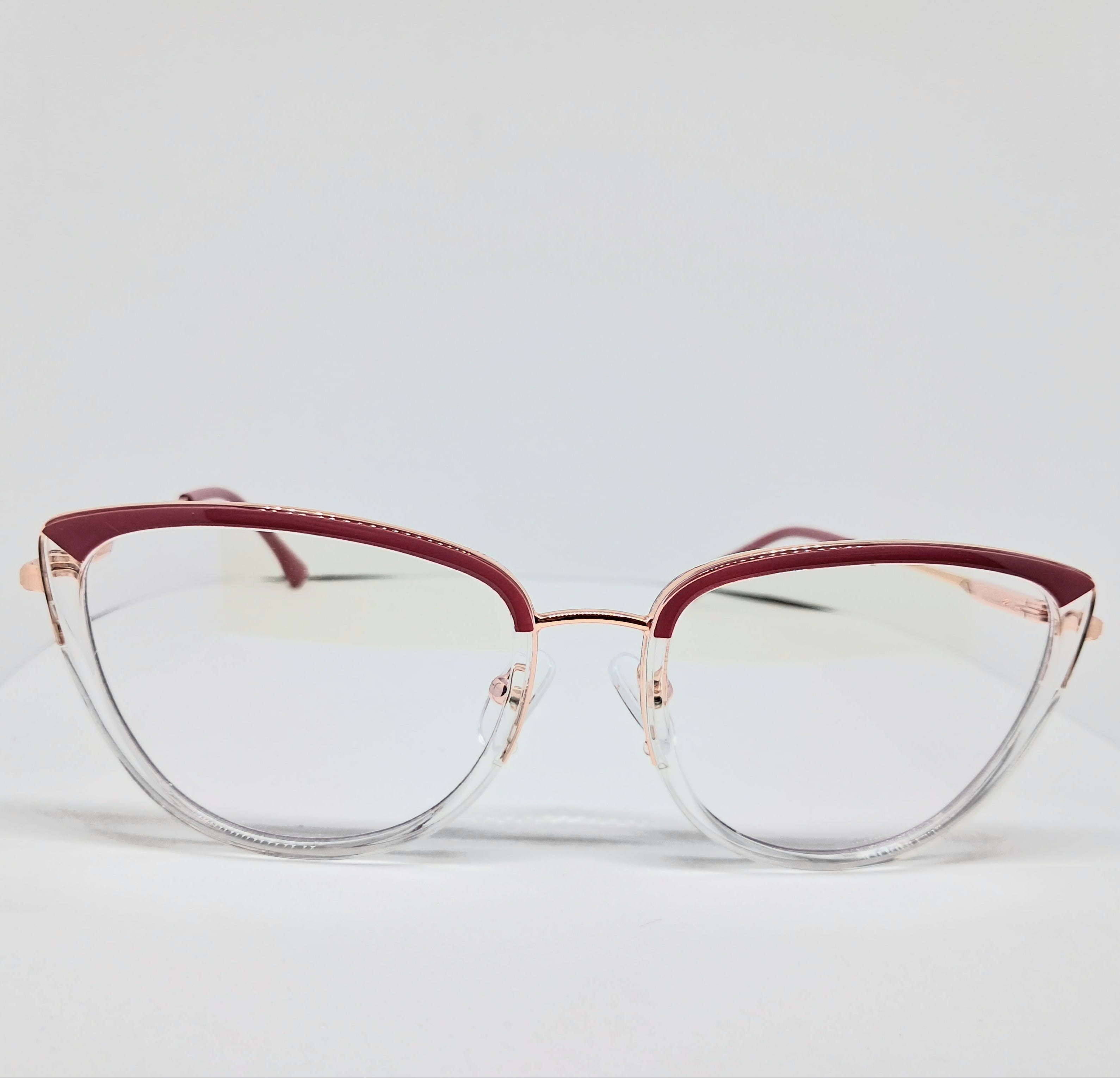 Cat-eye transparent pink