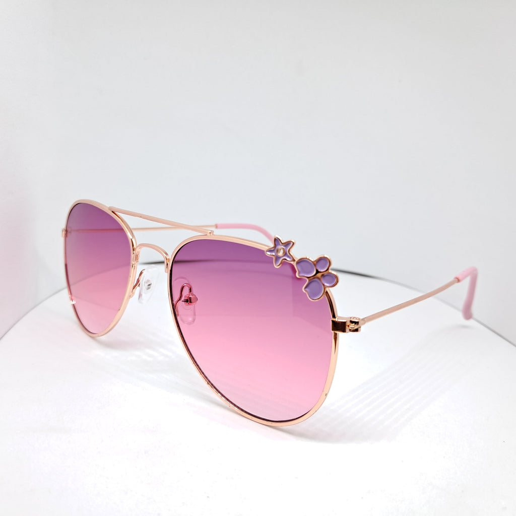 Butterfly aviator kids rosado