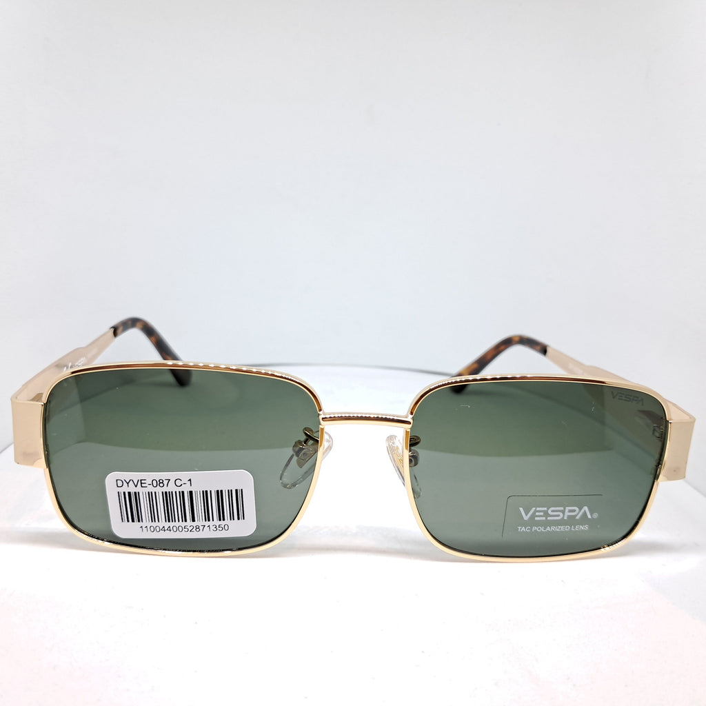 Vespa metallic rectangle green