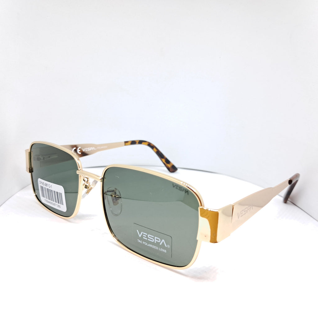 Vespa metallic rectangle green