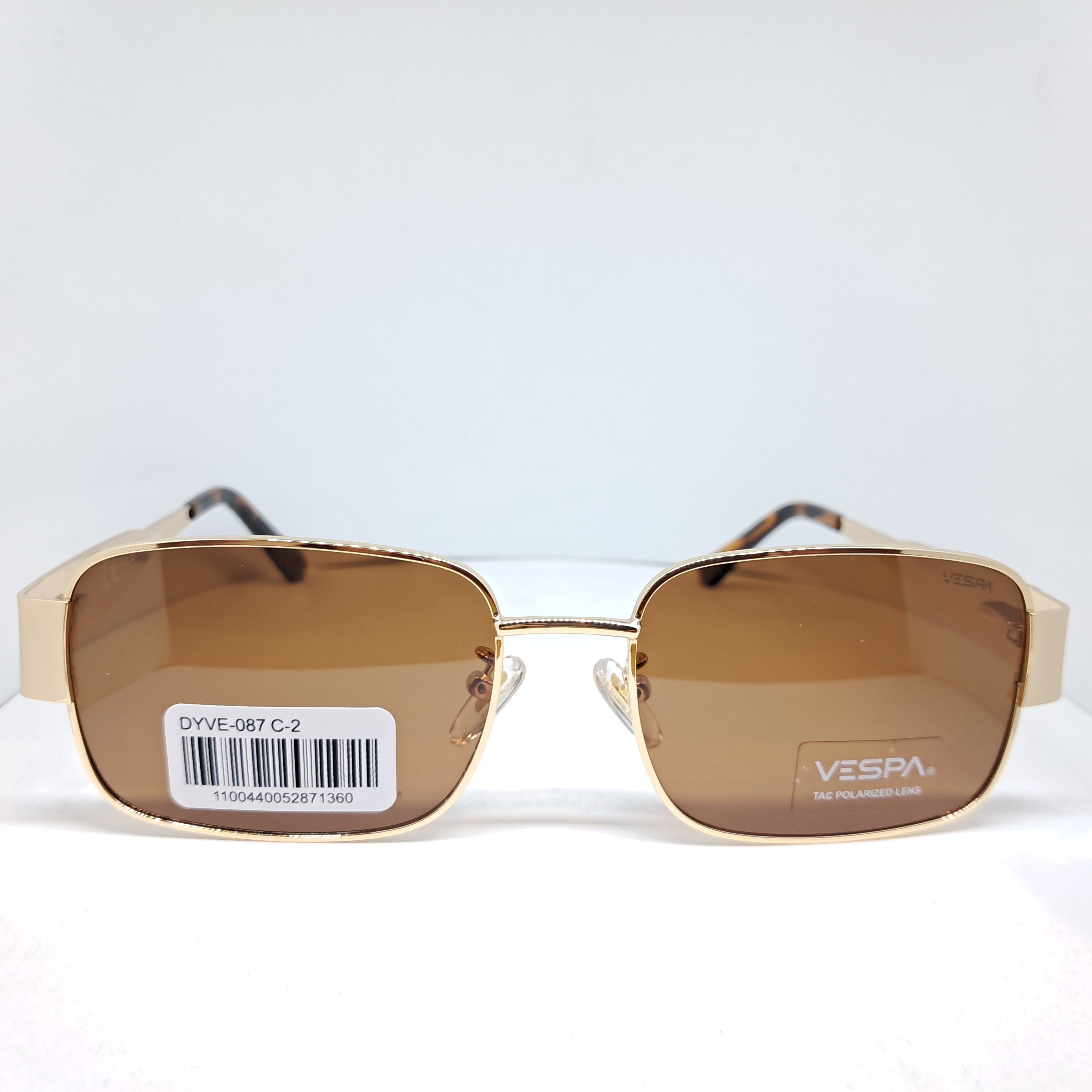 Vespa metallic rectangle brown