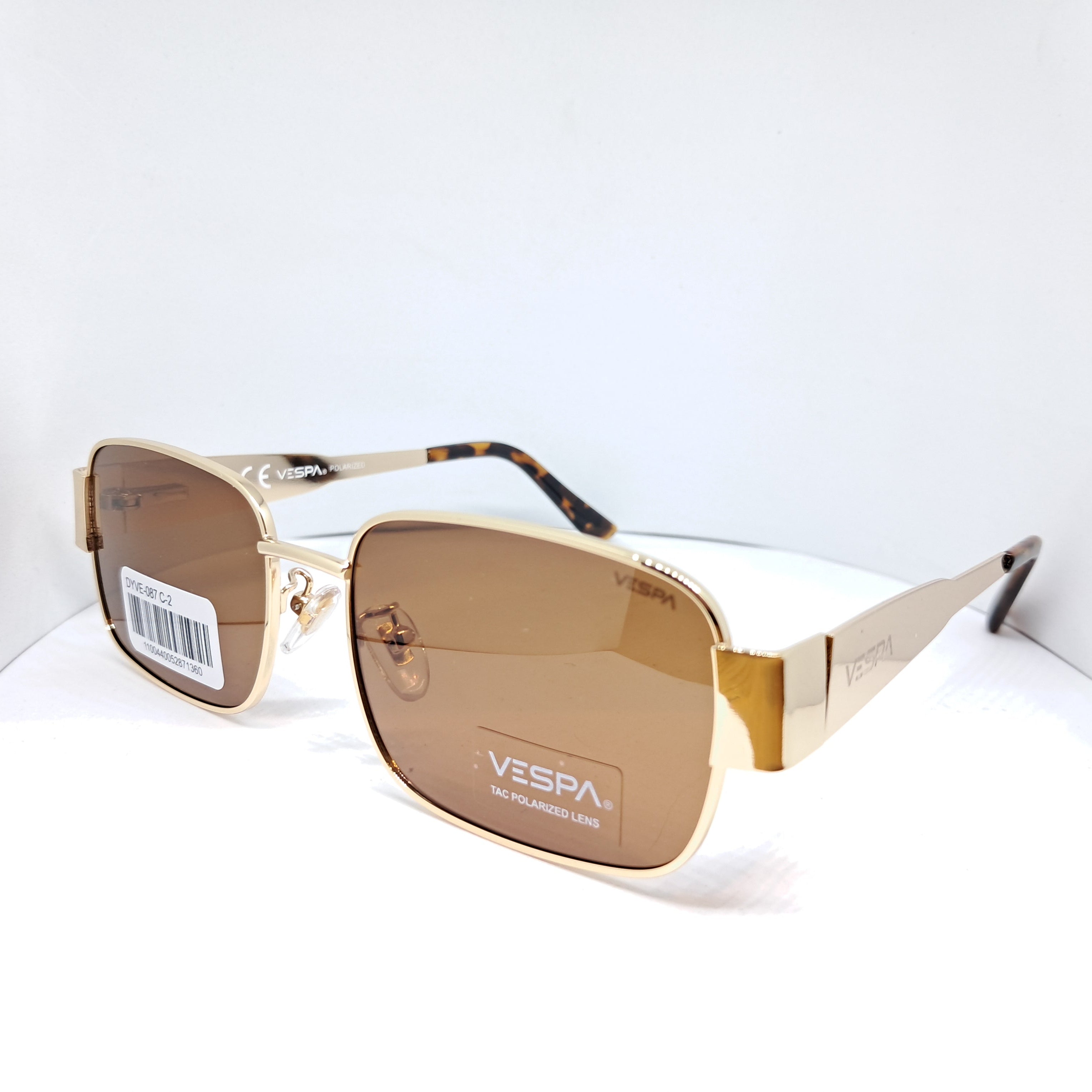 Vespa metallic rectangle brown