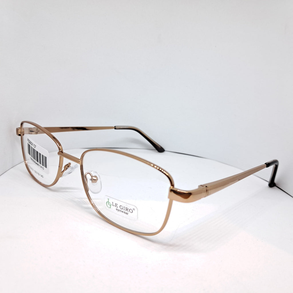 Le Giro metallic oval gold brown