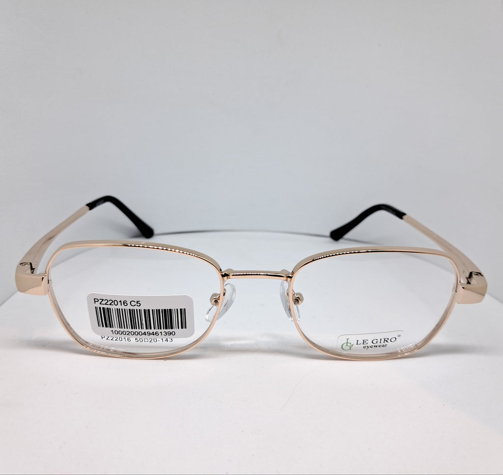 Le Giro metallic oval dorado