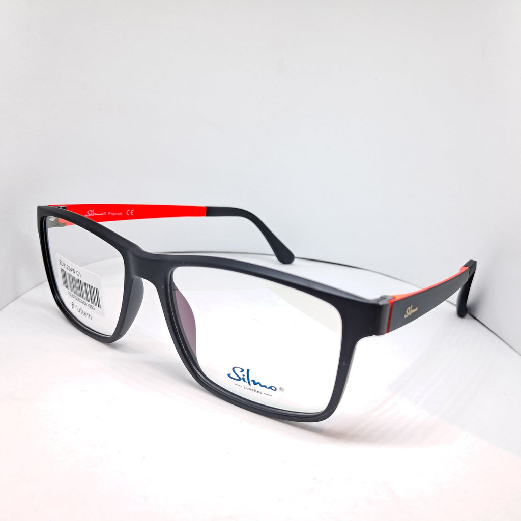 Silmo clip-on sport square negros