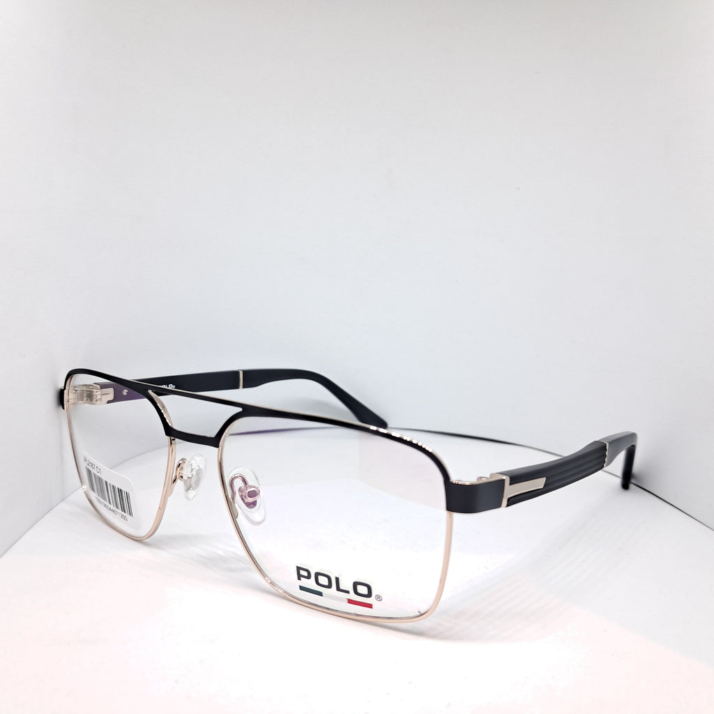Polo hard techno negro/dorado