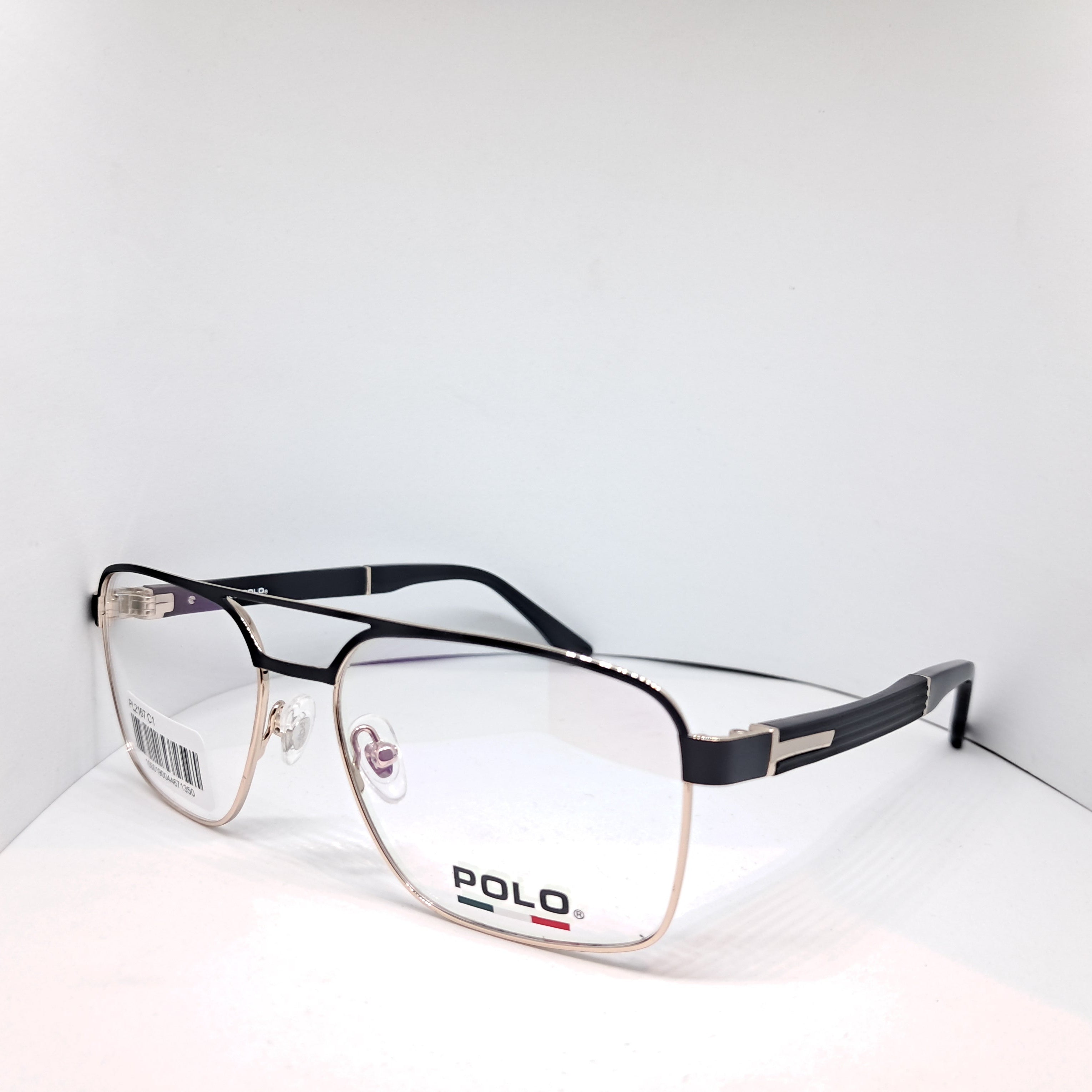 Polo hard techno negro/dorado