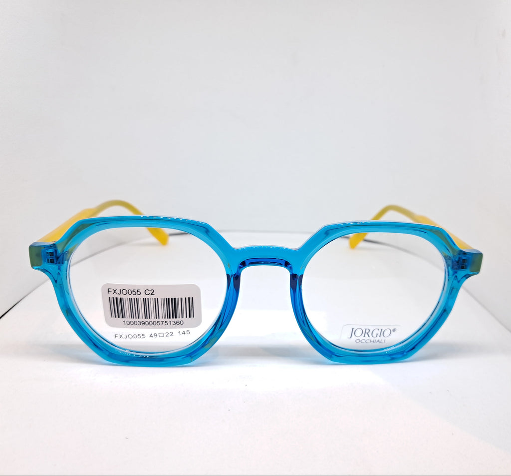 Jorgio liquid hexagonal blue/yellow