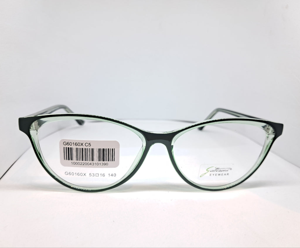 Gattizoni liquid cat-eye partially green