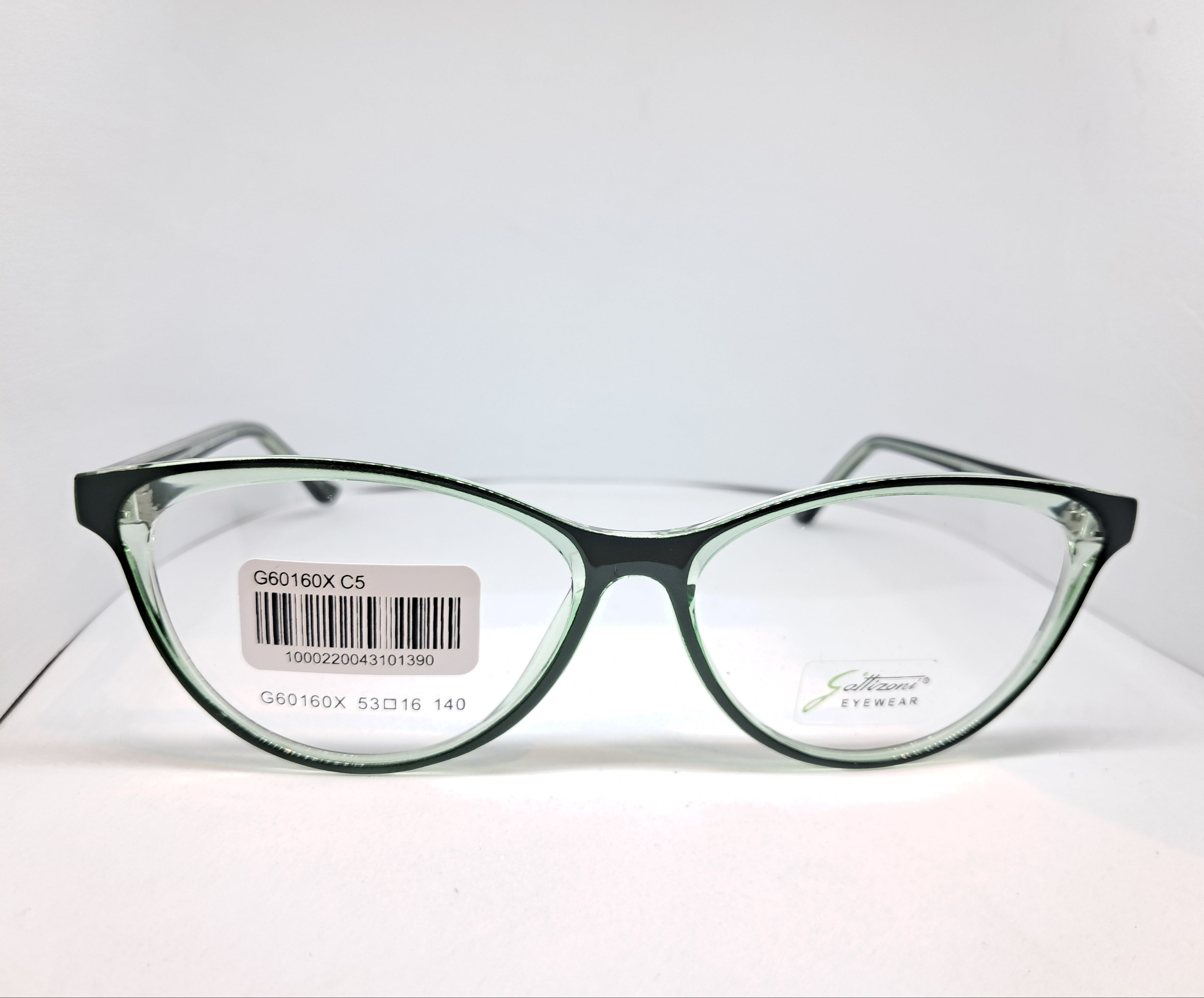 Gattizoni liquid cat-eye partially green