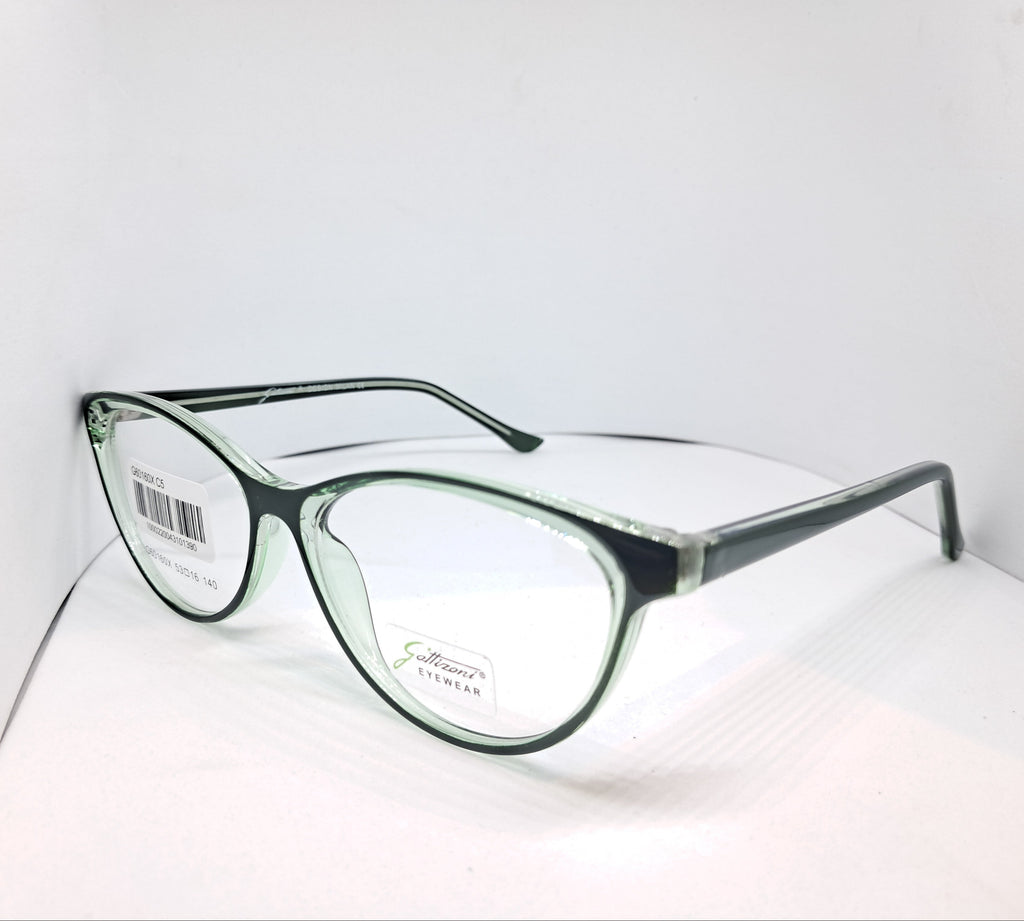 Gattizoni liquid cat-eye partially green