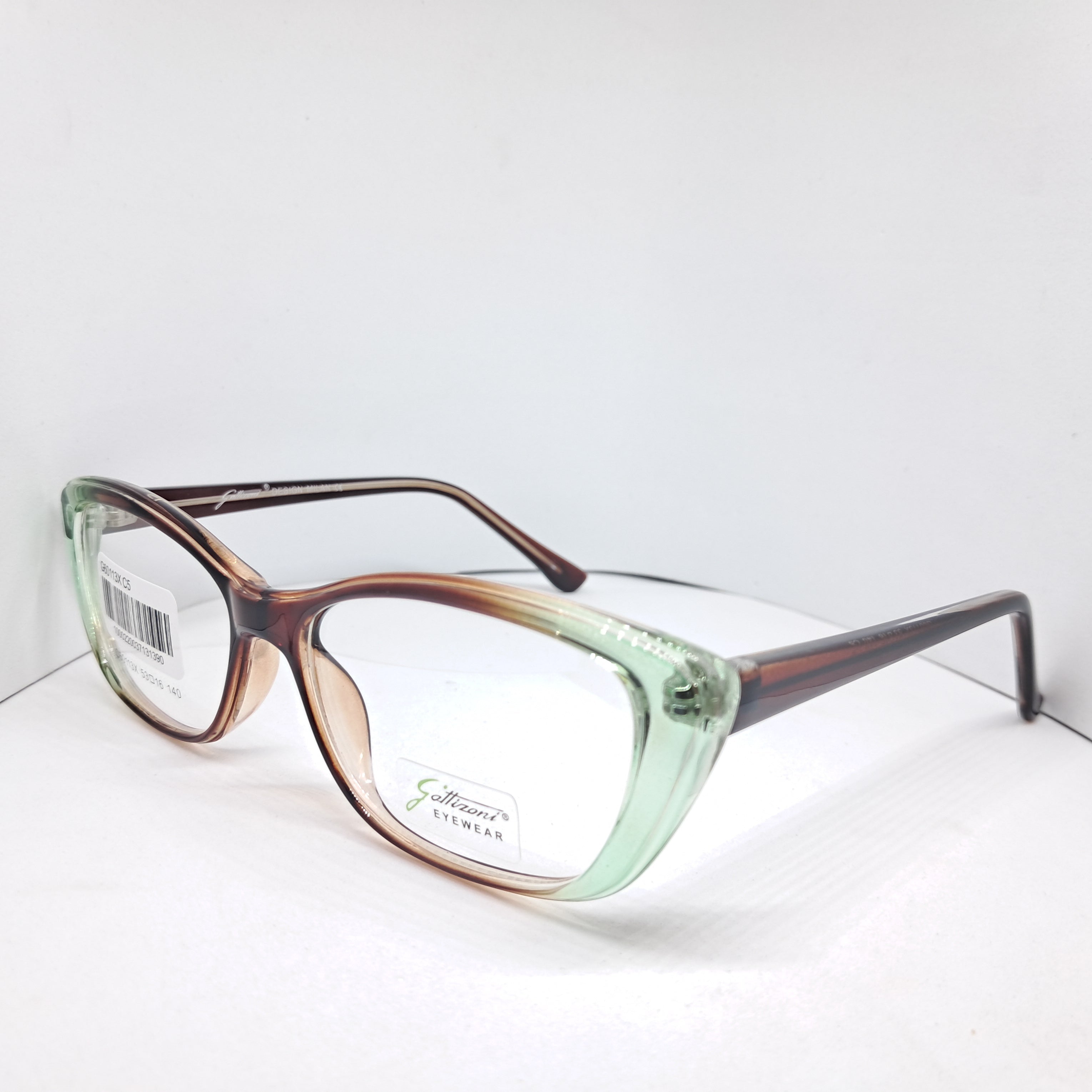 Gattizoni teachy cat-eye transparent red/green