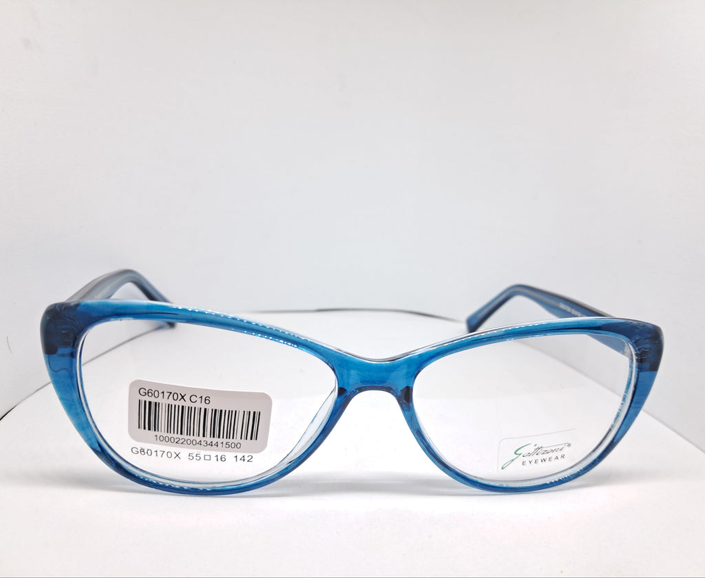 Gattizoni Teachy cat-eye transparent blue