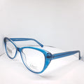 Gattizoni Teachy cat-eye transparent blue