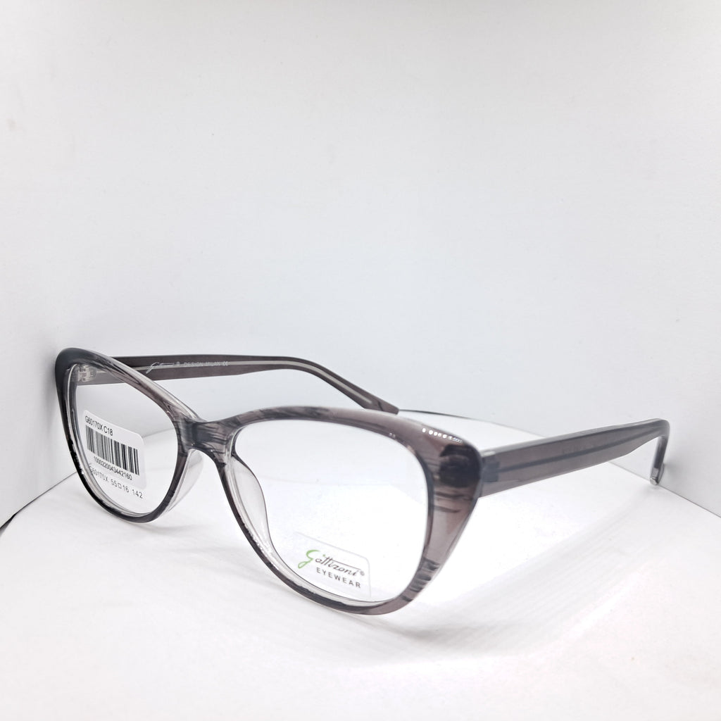 Gattizoni gothic cat-eye transparent black