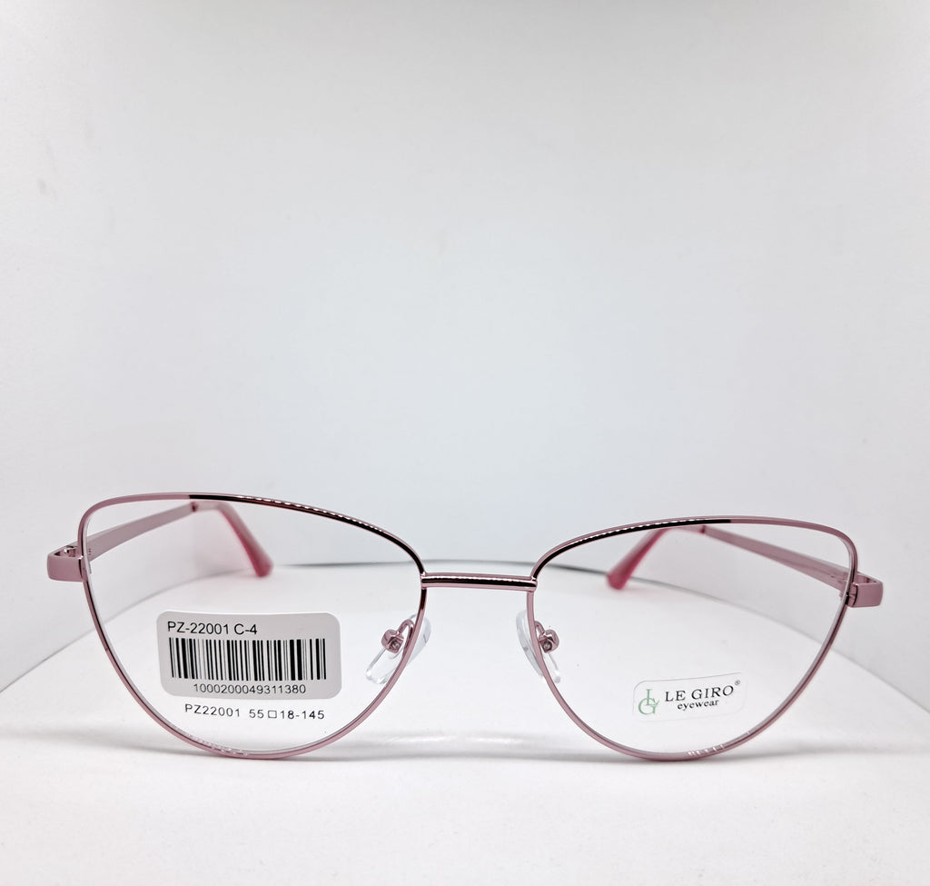 Le Giro cat-eye metallic pink