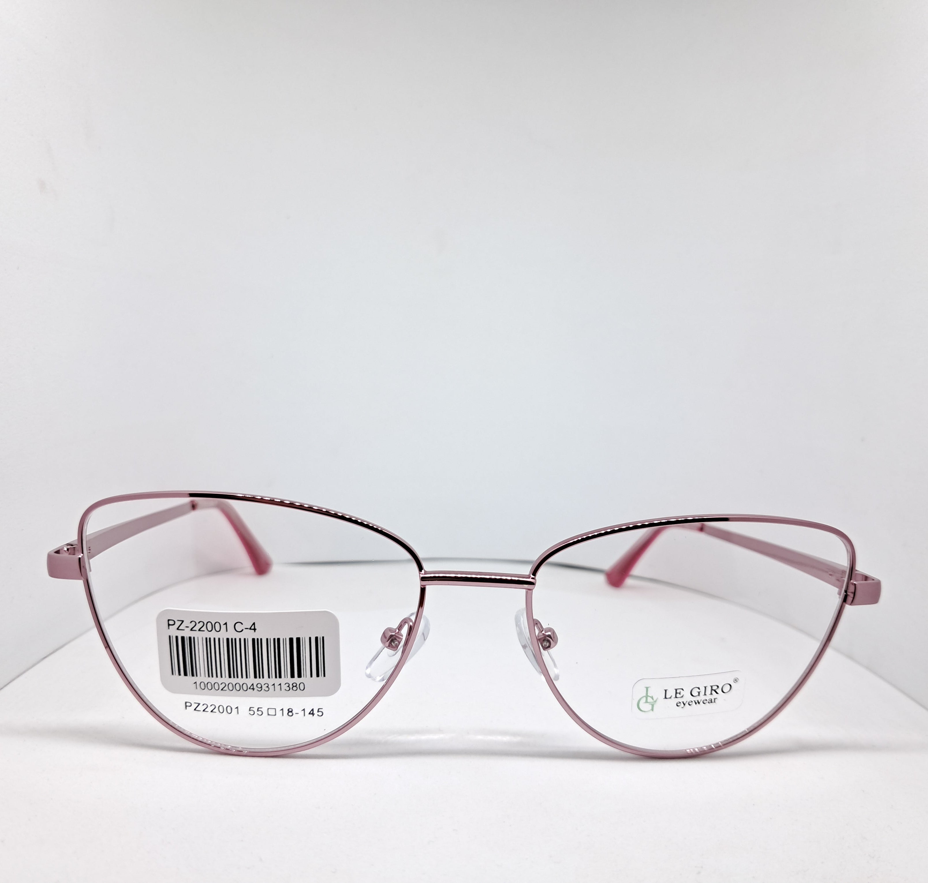 Le Giro cat-eye metallic pink