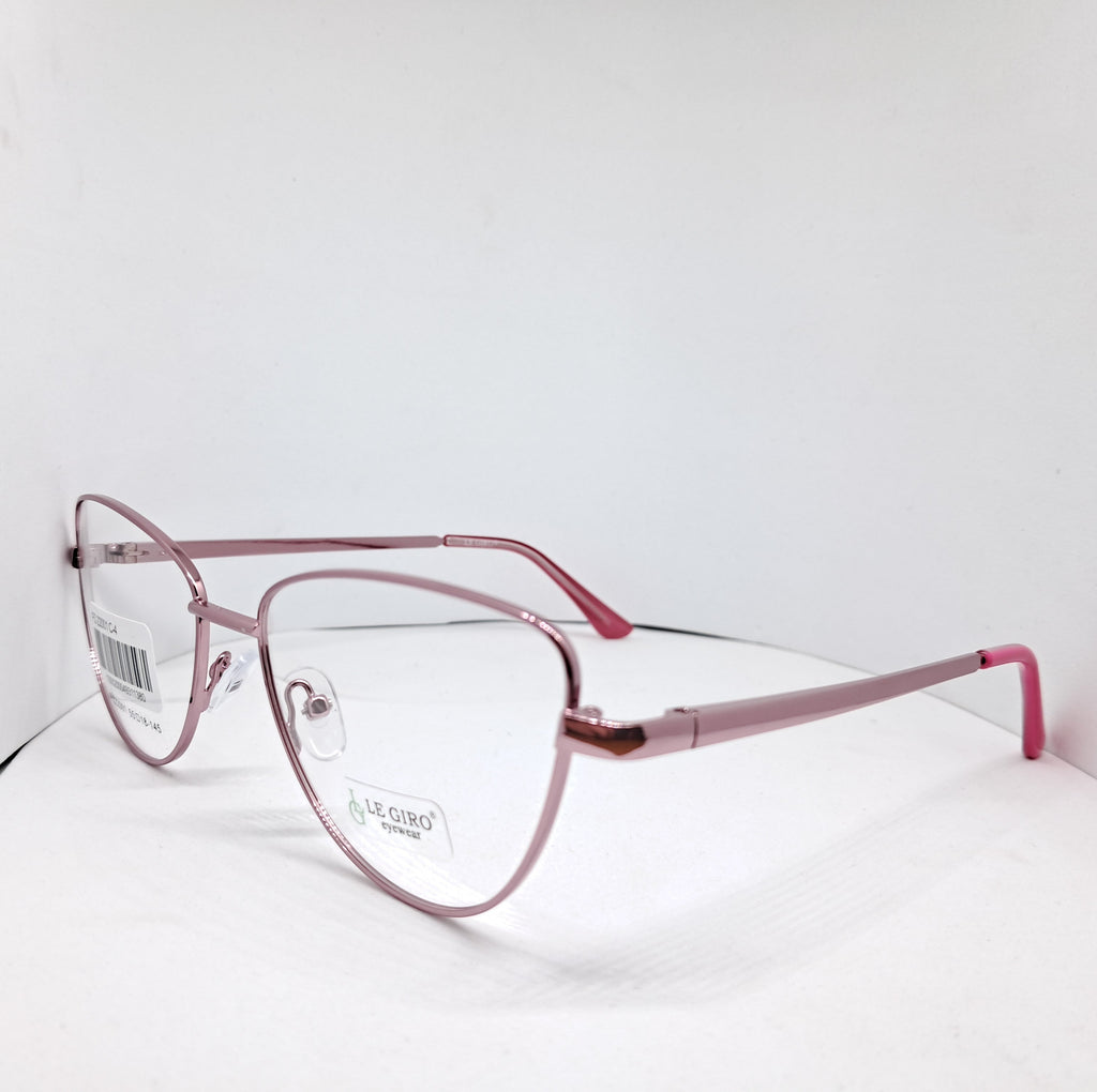 Le Giro cat-eye metallic pink