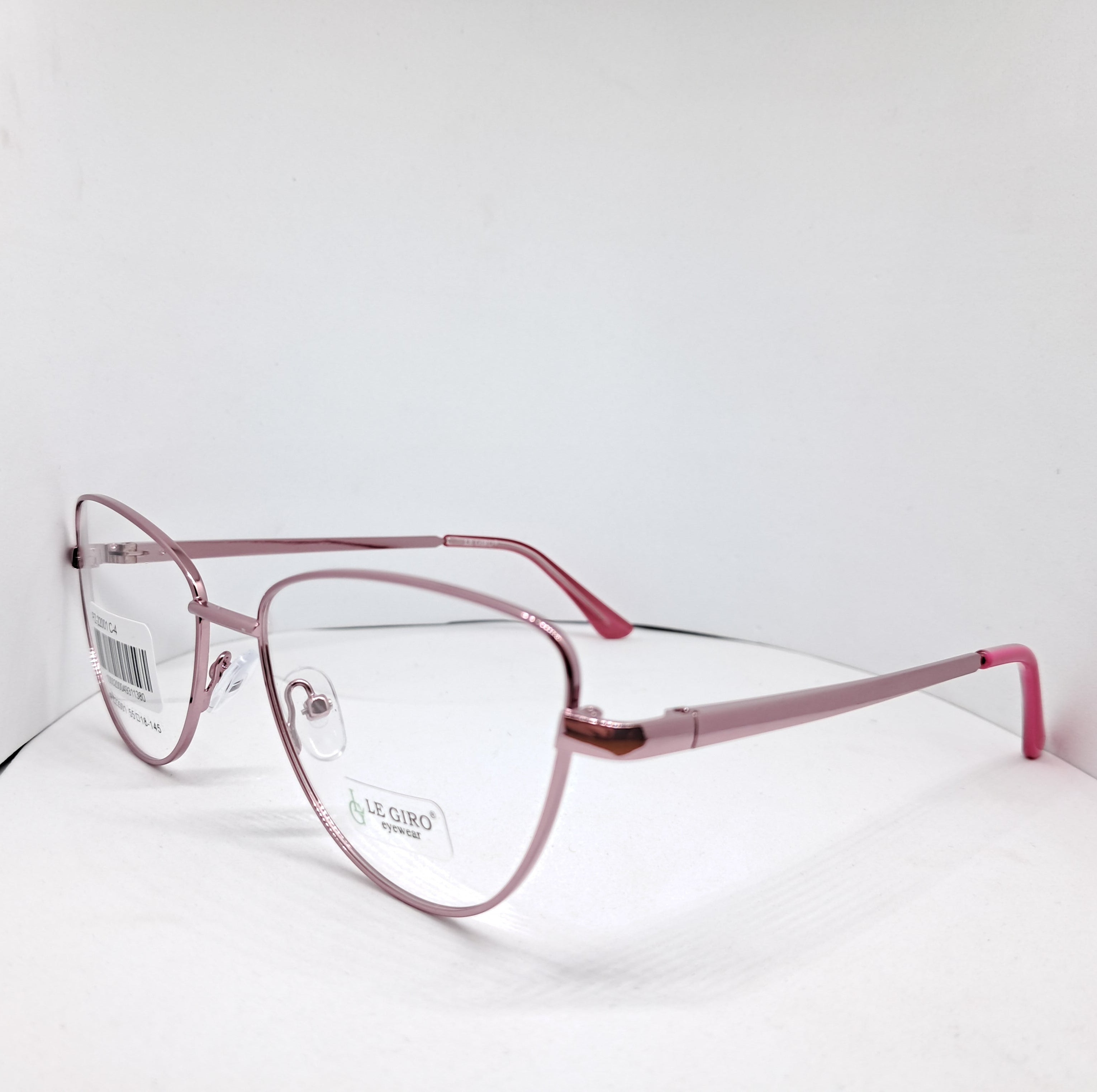 Le Giro cat-eye metallic pink