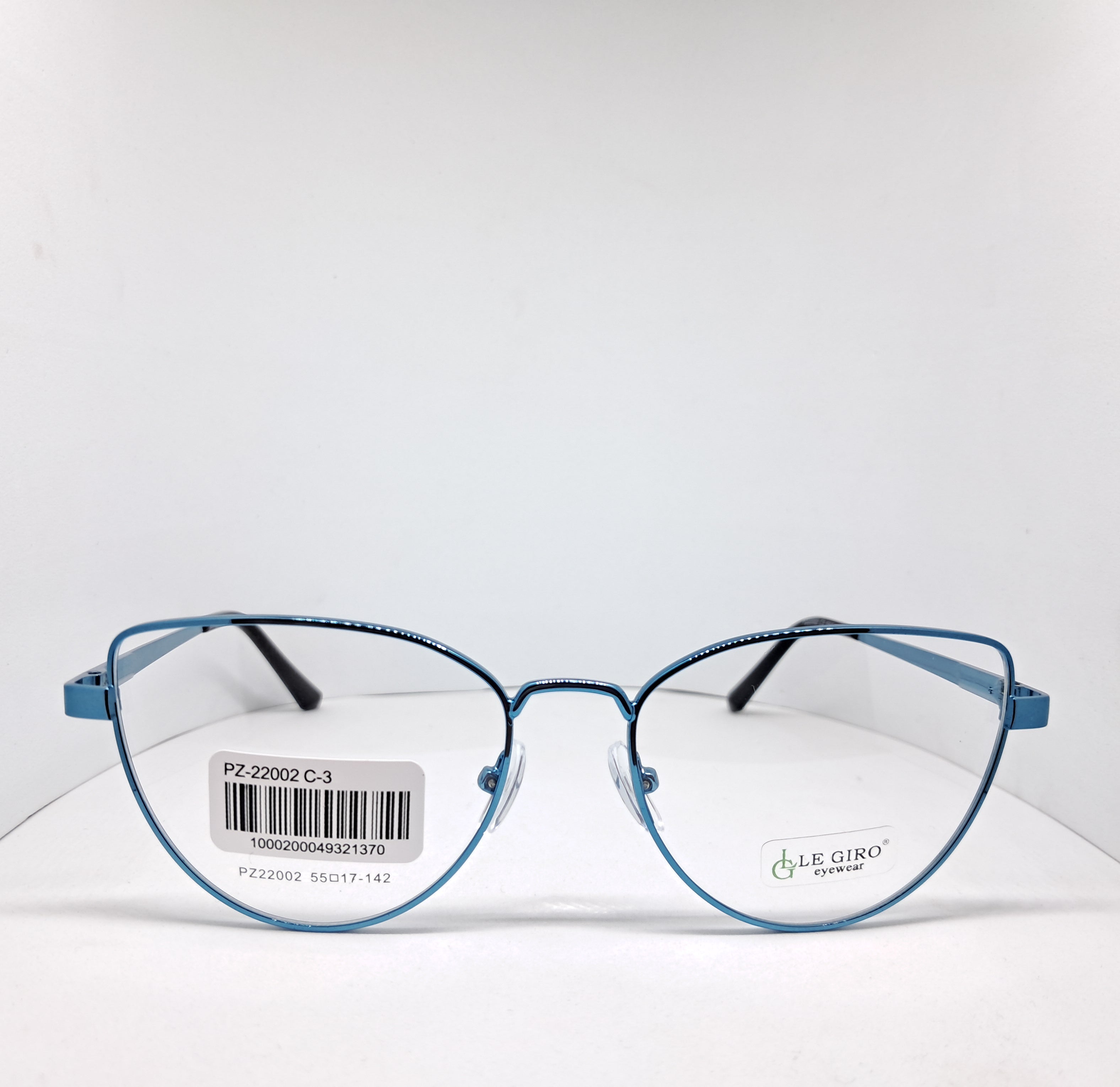 Le Giro cat-eye metallic blue