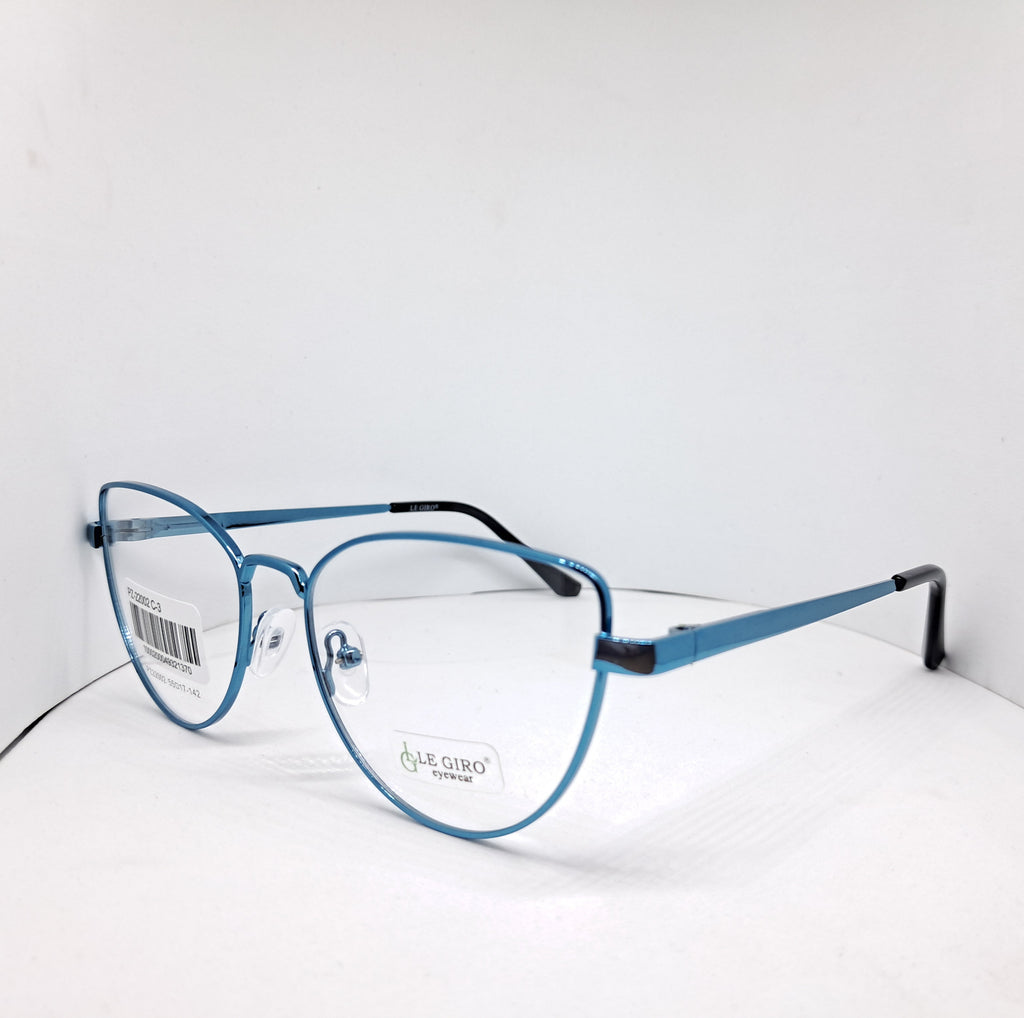 Le Giro cat-eye metallic blue