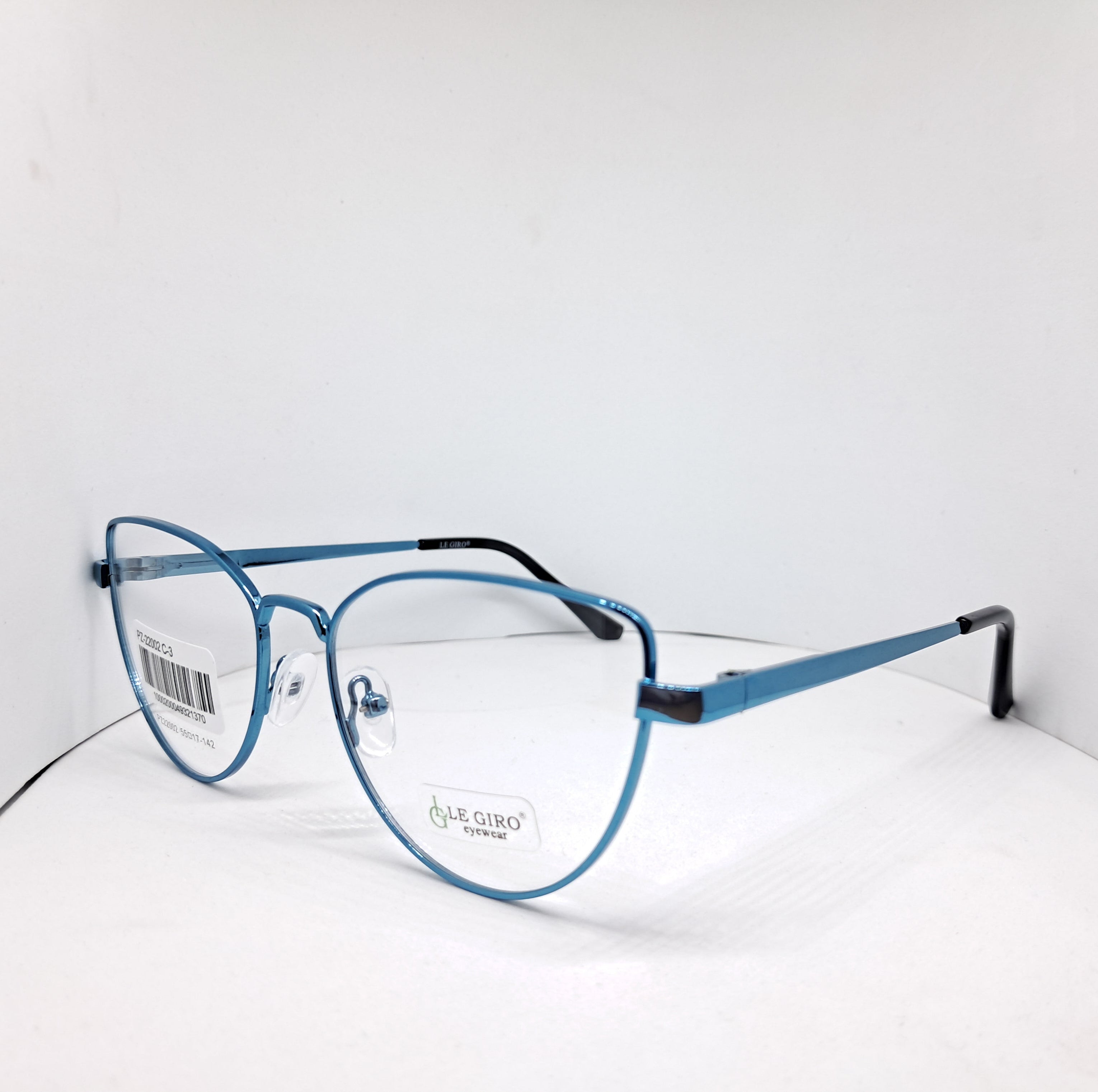 Le Giro cat-eye metallic blue