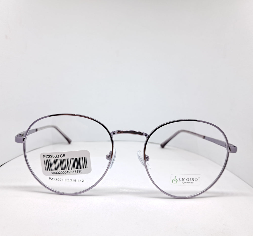 Le Giro round metallic violet