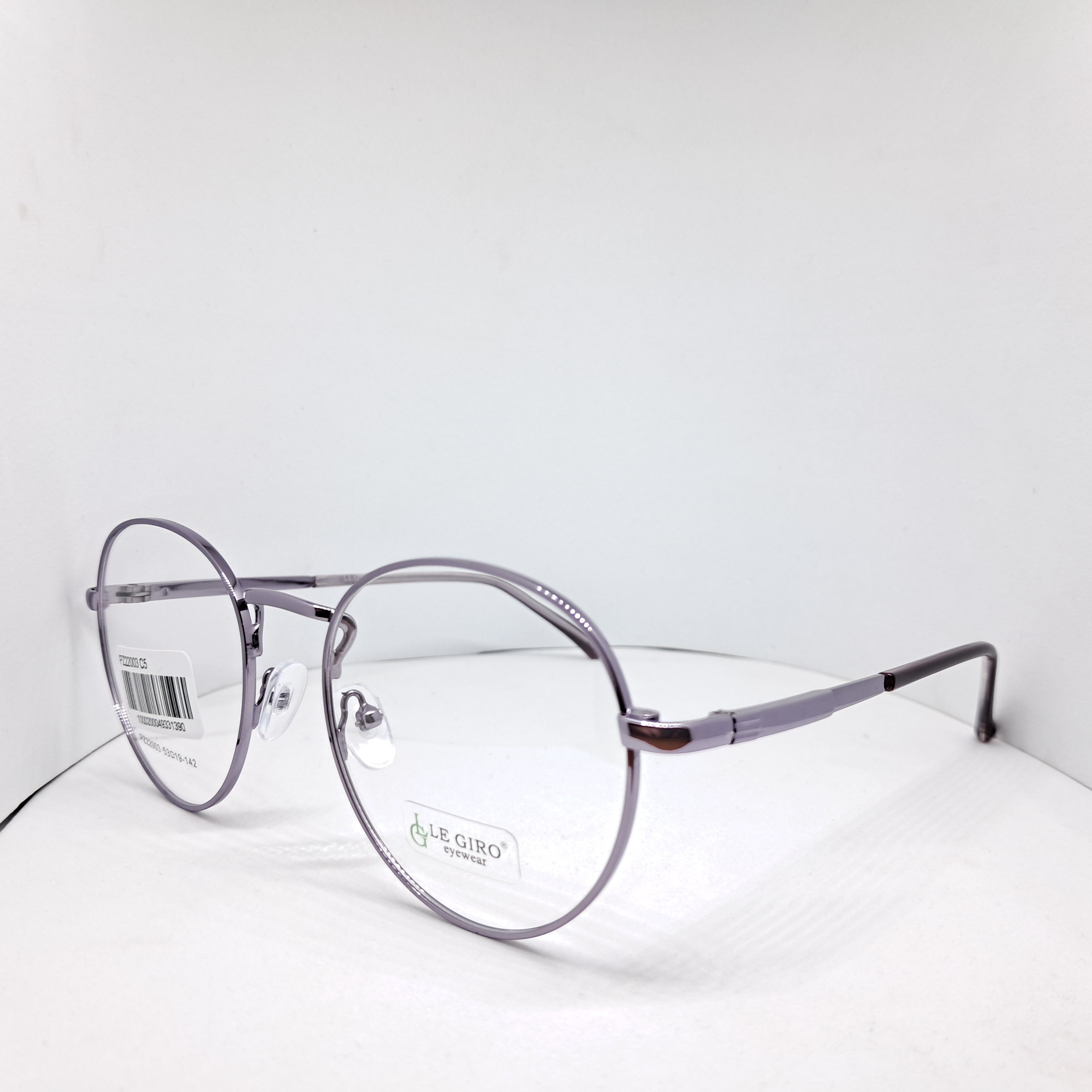 Le Giro round metallic violet