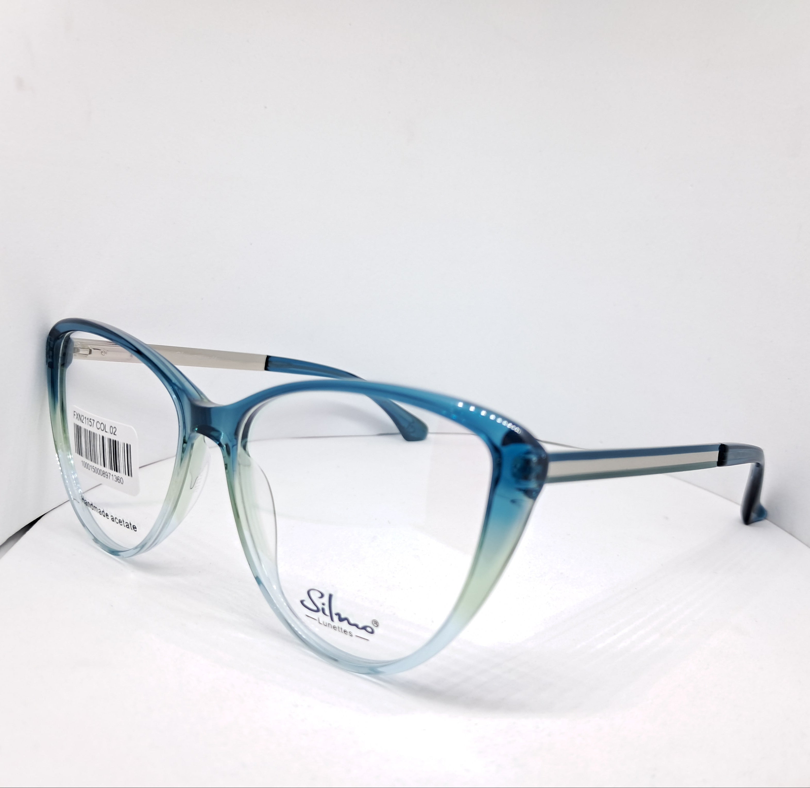 Silmo cat-eye blue en degradé