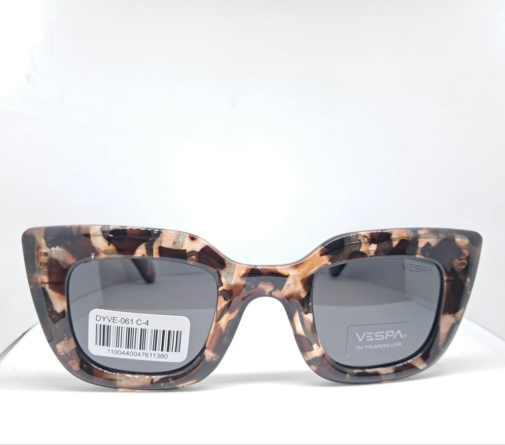 Vespa square cat-eye brown
