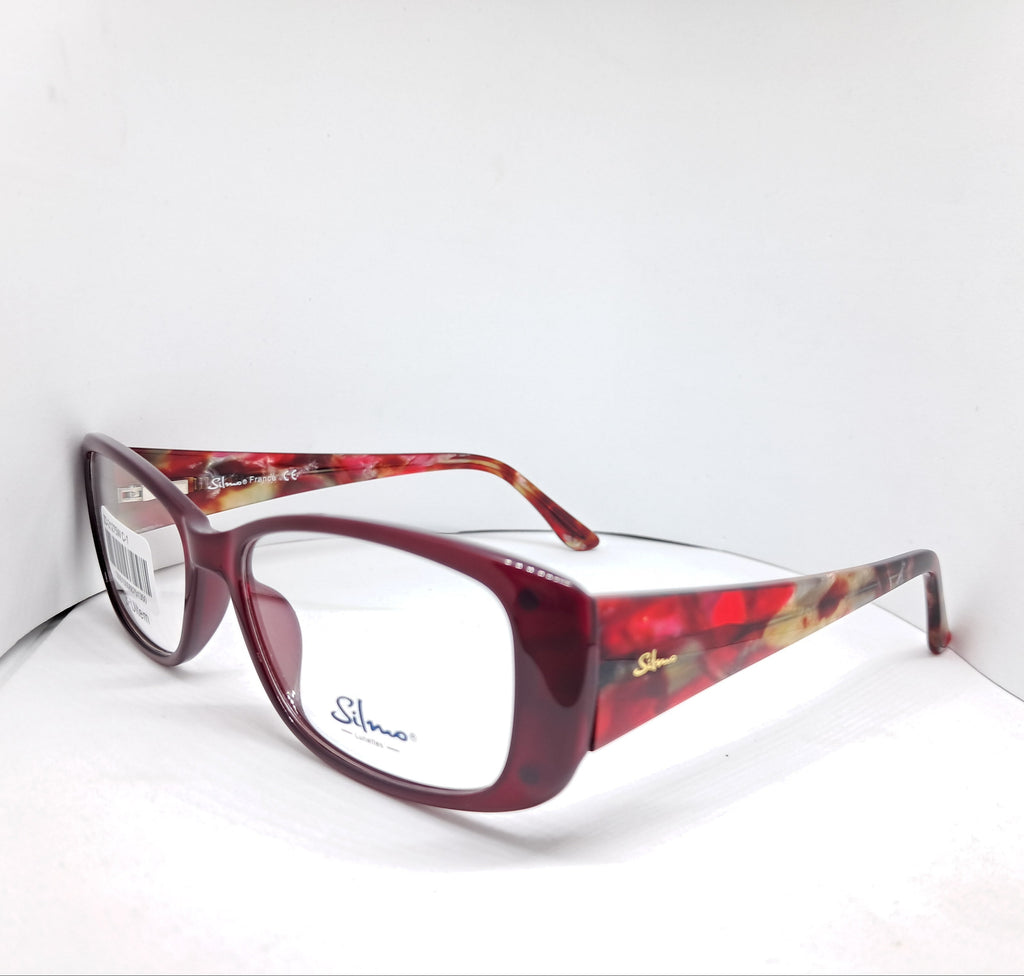 Silmo clip-on rectangle master rojo