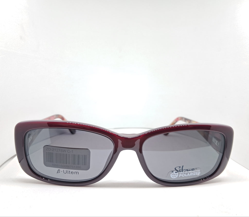 Silmo clip-on rectangle master rojo