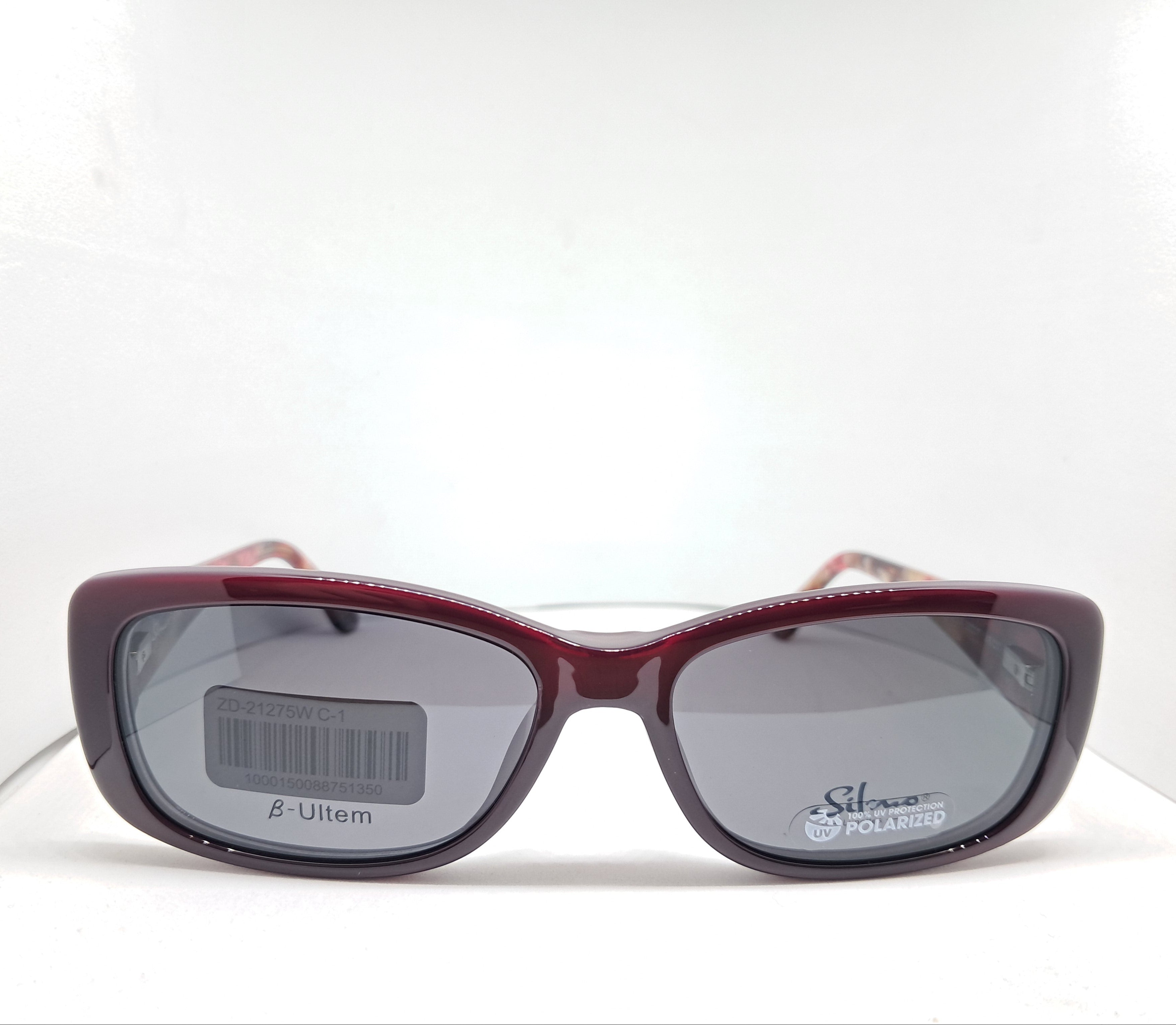 Silmo clip-on rectangle master rojo