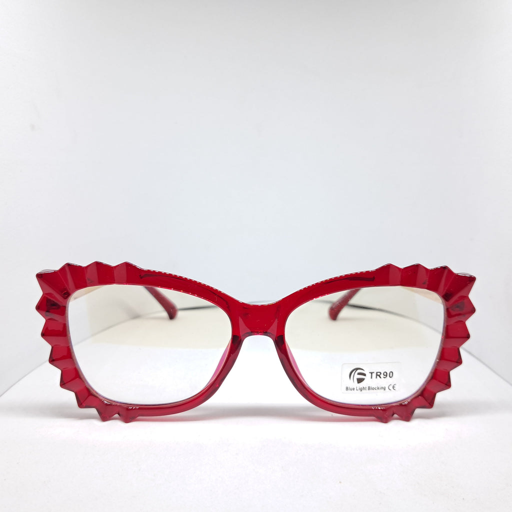 Cat Eye rojo spiky