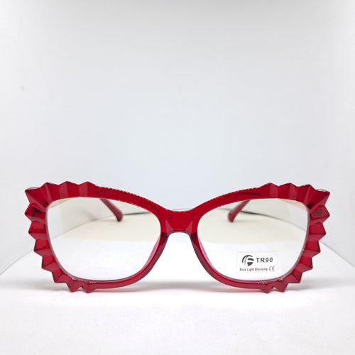 Cat Eye rojo spiky