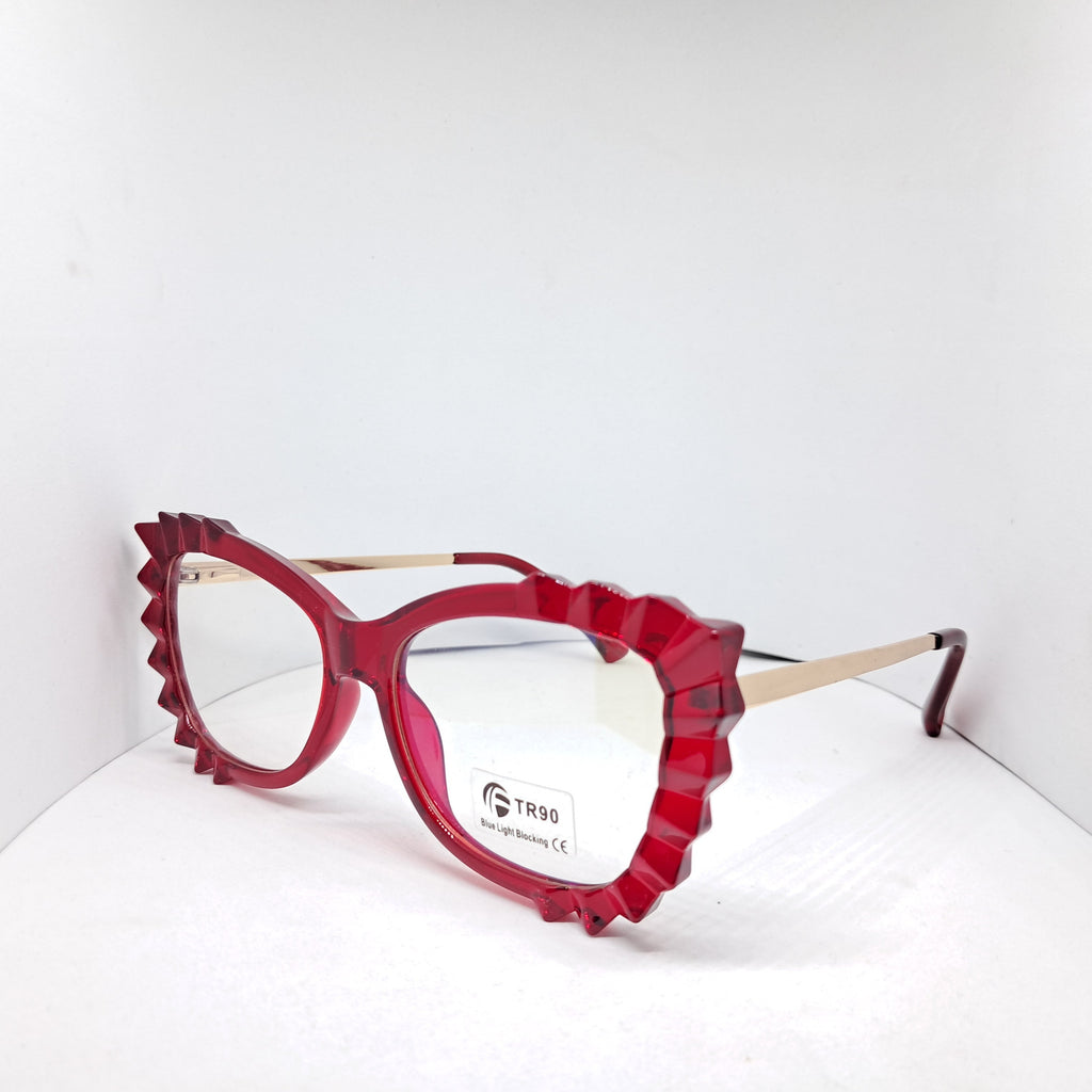 Cat Eye rojo spiky