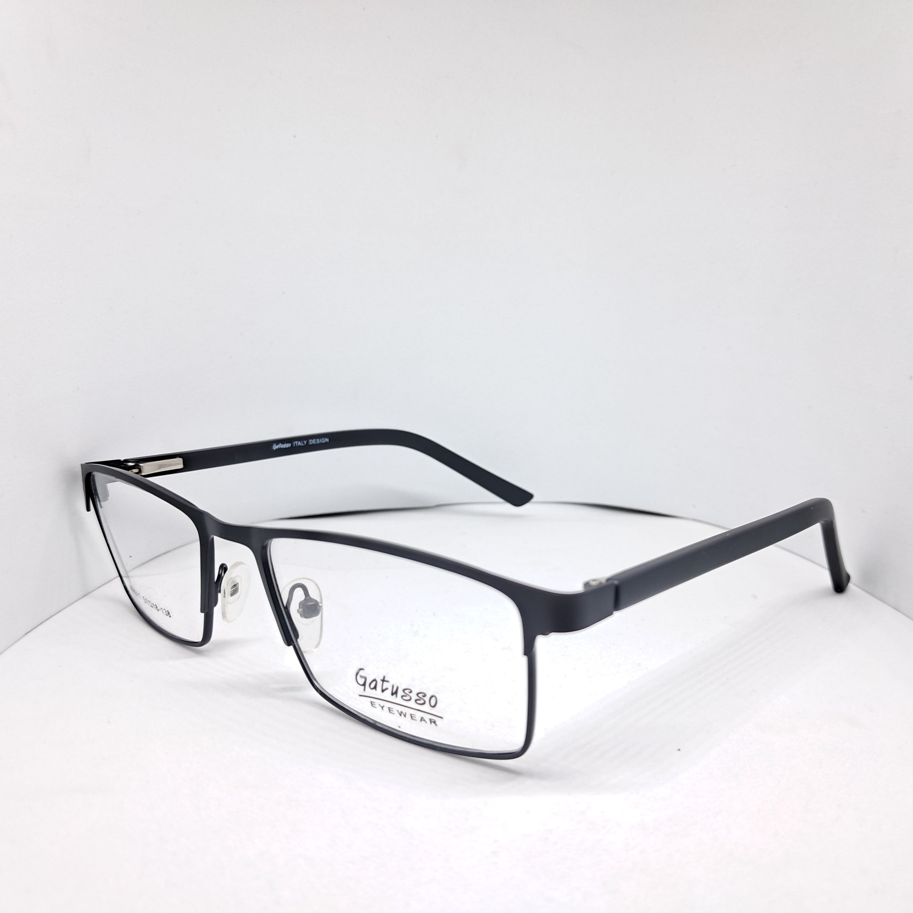 Gatusso metallic rectangle negro