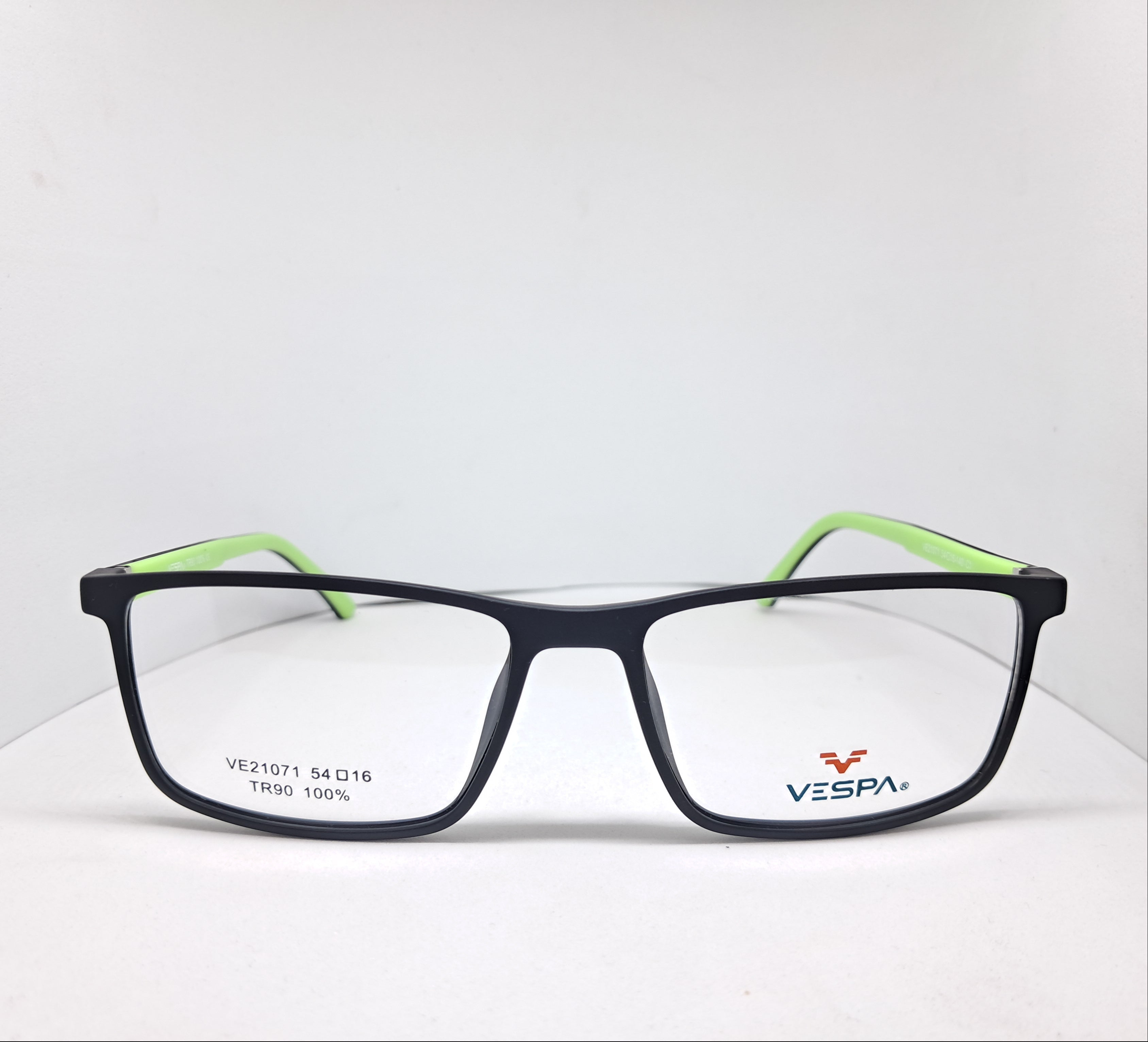 Vespa square black/fluor-green