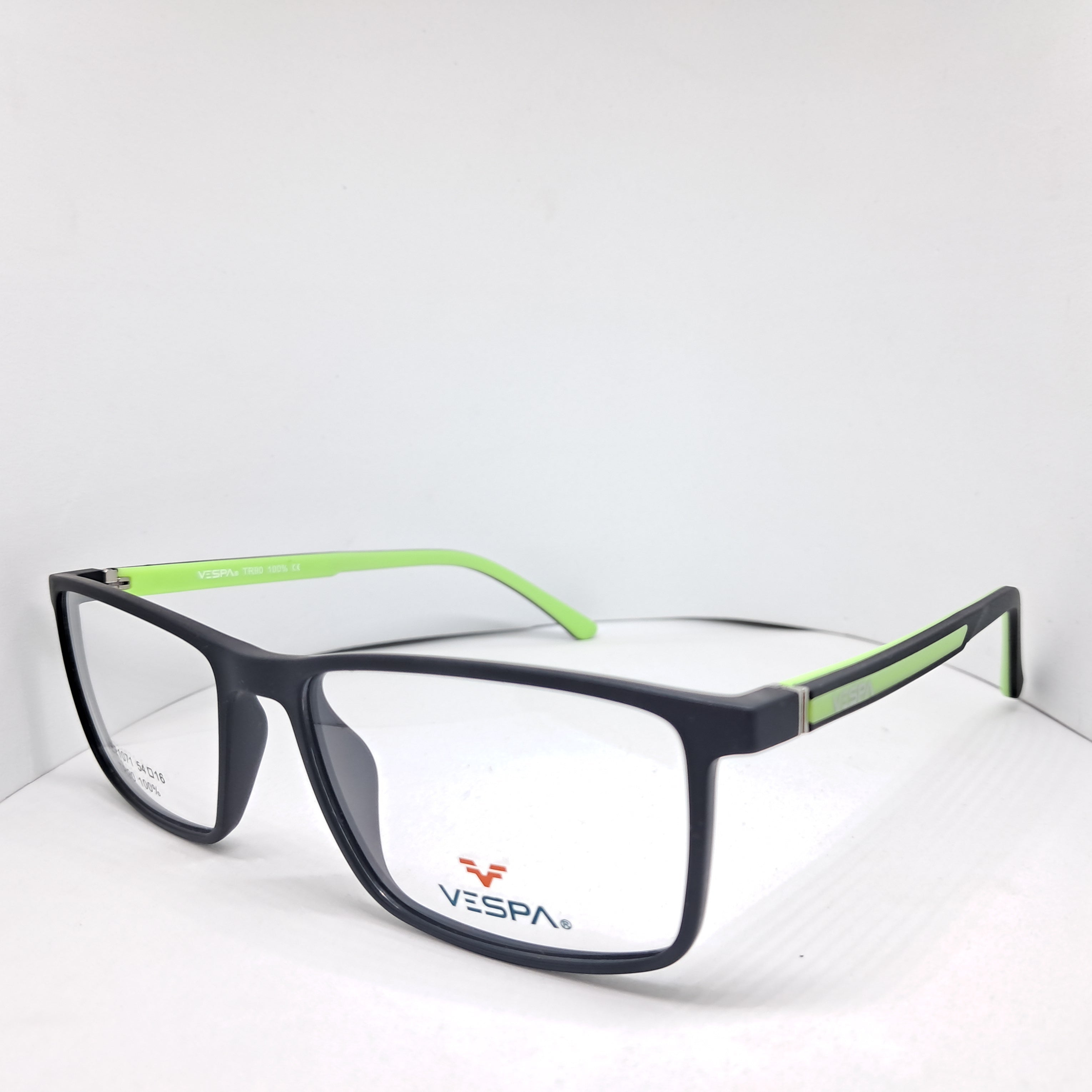Vespa square black/fluor-green