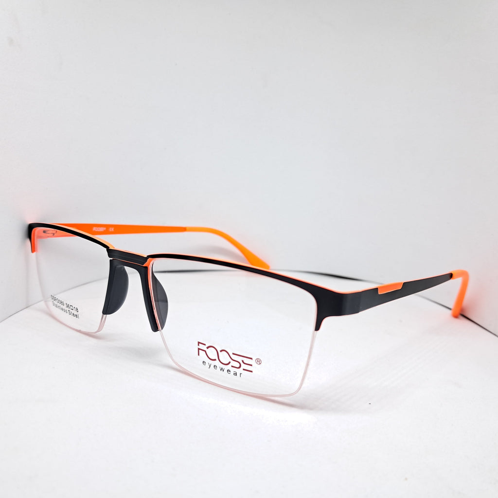 Foose metallic square black/fluor-orange