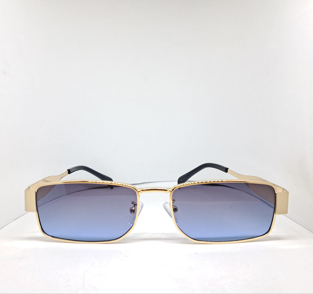 90's rectangle blue