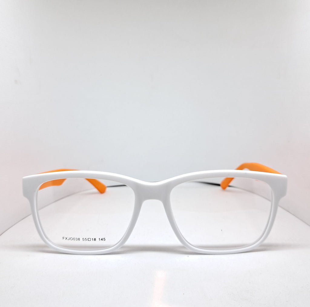 Jorgio white square orange